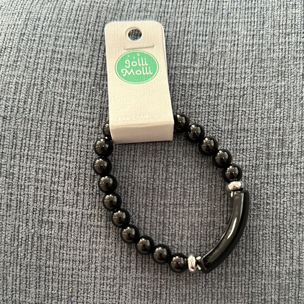 Black stretchy bracelet
